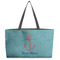 Chic Beach House Beach Totes Bag - w/ Black Handles