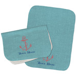 Chic Beach House Burp Cloths - Fleece - Set of 2