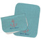 Chic Beach House Burp Cloths - Fleece - Set of 2