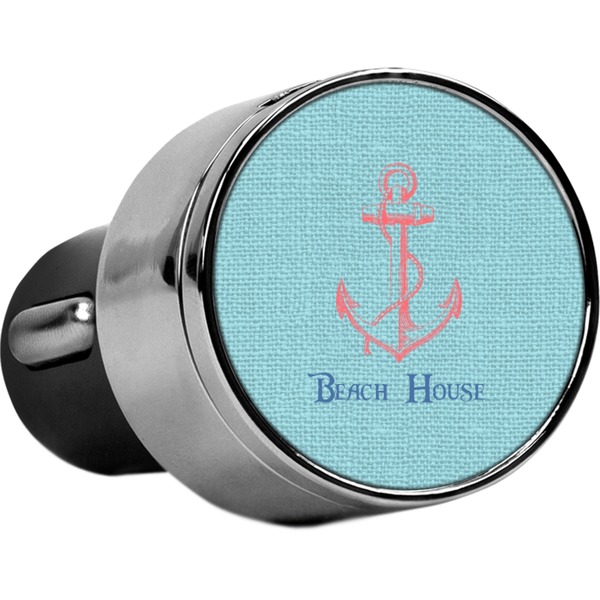 Custom Chic Beach House USB Car Charger