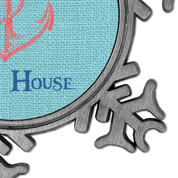 Chic Beach House Vintage Snowflake - Detail