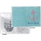 Chic Beach House Vinyl Passport Holder - Flat Front and Back