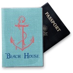 Chic Beach House Vinyl Passport Holder