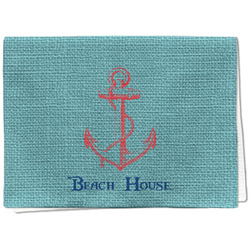 Chic Beach House Kitchen Towel - Waffle Weave - Full Color Print