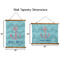 Chic Beach House Wall Hanging Tapestries - Parent/Sizing