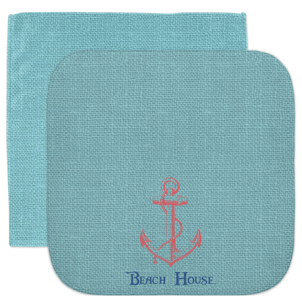 Custom Chic Beach House Facecloth / Wash Cloth