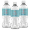 Chic Beach House Water Bottle Labels - Front View