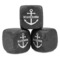 Chic Beach House Whiskey Stones - Set of 3 - Front