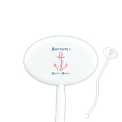 Chic Beach House Oval Plastic Stir Sticks