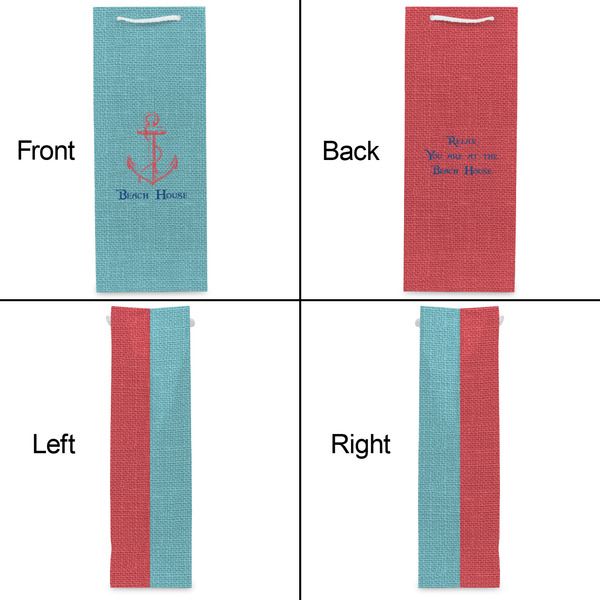 Chic Beach House Wine Gift Bag - Gloss - Approval