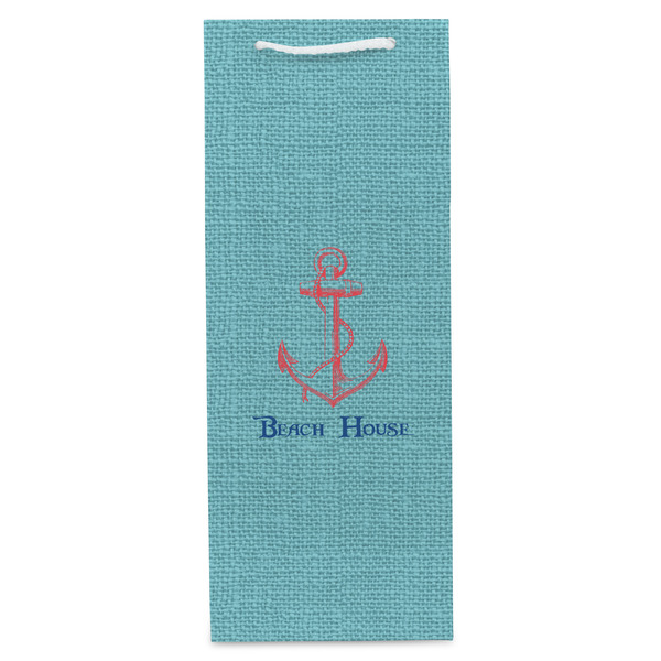 Chic Beach House Wine Gift Bag - Gloss - Front