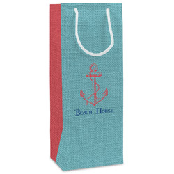 Chic Beach House Wine Gift Bags - Gloss