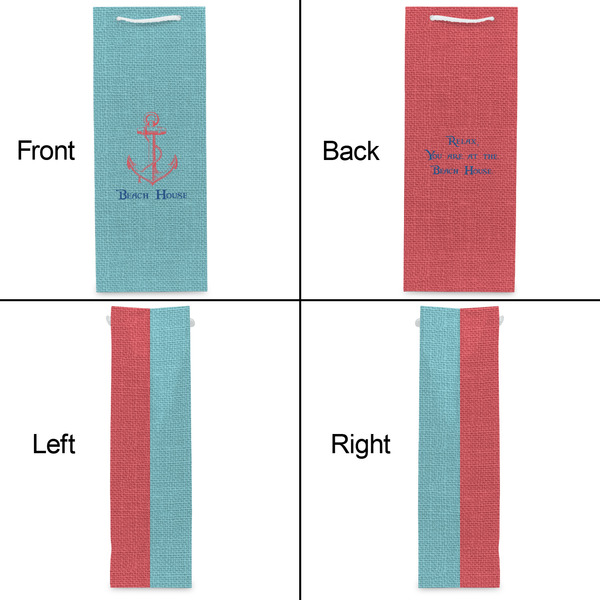 Chic Beach House Wine Gift Bag - Matte - Approval