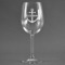 Chic Beach House Wine Glass - Main/Approval
