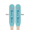 Chic Beach House Wooden Food Pick - Paddle - Double Sided - Front & Back