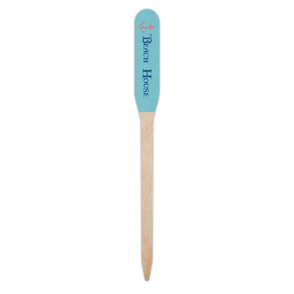 Chic Beach House Wooden Food Pick - Paddle - Single Pick