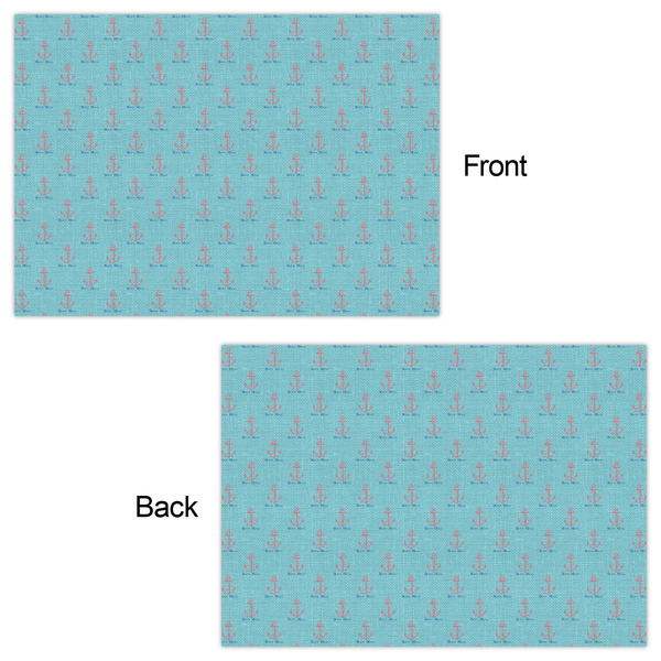 Chic Beach House Wrapping Paper Sheet - Double Sided - Front & Back
