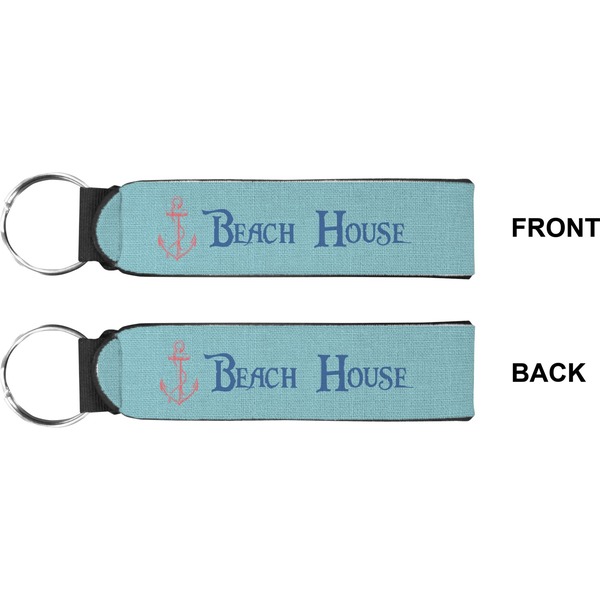 Chic Beach House Wristlet (Front + Back)