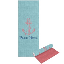 Chic Beach House Yoga Mat - Printable Front and Back