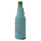 Chic Beach House Zipper Bottle Cooler - ANGLE (bottle)