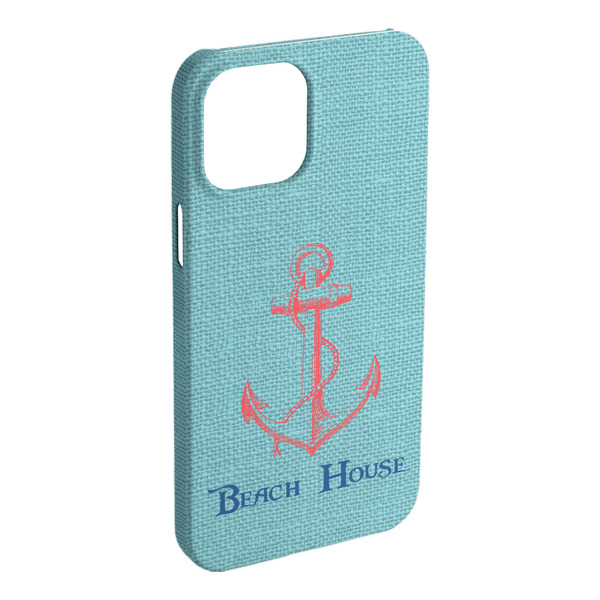 Custom Chic Beach House iPhone Case - Plastic