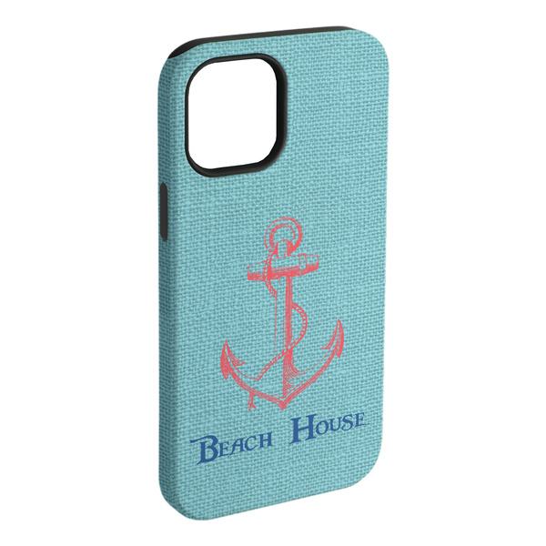 Custom Chic Beach House iPhone Case - Rubber Lined