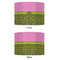 Pink & Lime Green Leopard 12" Drum Lampshade - APPROVAL (Fabric)
