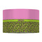Pink & Lime Green Leopard 12" Drum Lampshade - FRONT (Fabric)