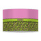 Pink & Lime Green Leopard 12" Drum Lampshade - FRONT (Poly Film)