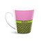 Pink & Lime Green Leopard 12 Oz Latte Mug - Front