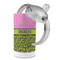 Pink & Lime Green Leopard 12 oz Stainless Steel Sippy Cups - Top Off