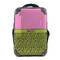 Pink & Lime Green Leopard 15" Hard Shell Backpack (Personalized)