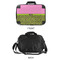 Pink & Lime Green Leopard 15" Hard Shell Briefcase - APPROVAL