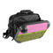 Pink & Lime Green Leopard 15" Hard Shell Briefcase - Open