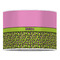 Pink & Lime Green Leopard 16" Drum Lampshade - FRONT (Poly Film)