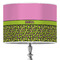 Pink & Lime Green Leopard 16" Drum Lamp Shade - Poly-film (Personalized)