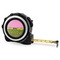 Pink & Lime Green Leopard 16 Foot Black & Silver Tape Measures - Front
