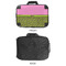 Pink & Lime Green Leopard 18" Laptop Briefcase - APPROVAL