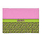 Pink & Lime Green Leopard 2'x3' Patio Rug - Front/Main