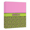 Pink & Lime Green Leopard 20x24 - Canvas Print - Angled View
