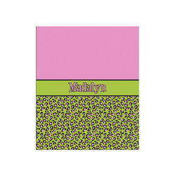 Pink & Lime Green Leopard Poster - Matte - 20x24 (Personalized)
