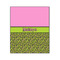 Pink & Lime Green Leopard 20x24 Wood Print - Front View