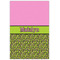 Pink & Lime Green Leopard 20x30 - Canvas Print - Front View