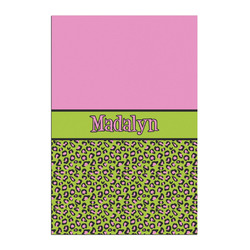Pink & Lime Green Leopard Posters - Matte - 20x30 (Personalized)