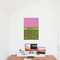Pink & Lime Green Leopard 20x30 - Matte Poster - On the Wall