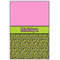 Pink & Lime Green Leopard 20x30 Wood Print - Front View