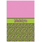 Pink & Lime Green Leopard Poster - Matte - 24x36 (Personalized)