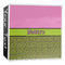 Pink & Lime Green Leopard 3-Ring Binder Main- 2in