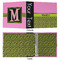 Pink & Lime Green Leopard 3 Ring Binders - Full Wrap - 2" - APPROVAL