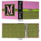 Pink & Lime Green Leopard 3 Ring Binders - Full Wrap - 3" - APPROVAL